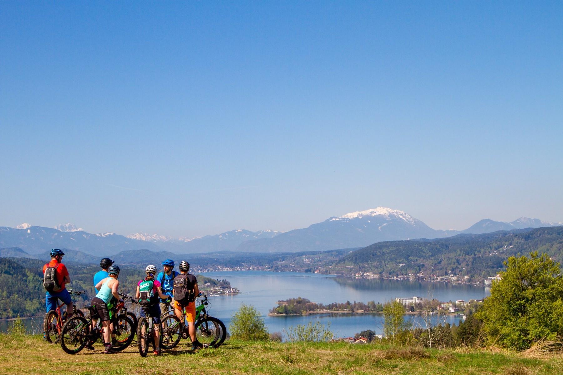 E-MTB Genusstour auf der Nordseite des blauen Wörthersees